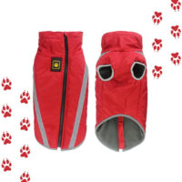 Parka Impermeable Con Polar Para Perro -tallas Grandes