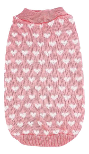 Sweater Para Mascotas | Chaleco Corazones