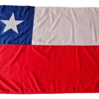 Bandera Chilena 290x450 Bordada Reforzada Maxima Calidad