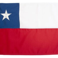 Bandera Chilena 120x180 Bordada Reforzada Maxima Calidad
