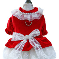 Vestido De Princesa Para Perrita O Gatita | Vestido Navidad