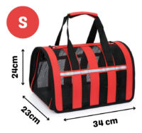 Bolso Transporte Mascotas Talla S 34x24x23 Pequeño Malla - Imagen 3