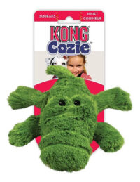 Juguete Chillón Kong Cozie Cocodrilo Talla M Color Verde Dis - Imagen 3