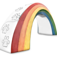 Ánfora Puente Arcoiris Para Mascotas S Hasta 7kg