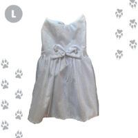 Vestido De Novia Para Mascotas | Fiesta Vestido Boda L