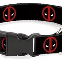 Collar De Clip De Plástico Con Hebilla | Deadpool Talla S