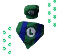 Bandana Para Mascotas Mario Bross | Cosplay Perros O Gatos - Imagen 32