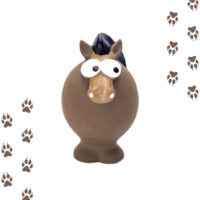 Juguete Caballo Chirriante De Goma Para Mascotas