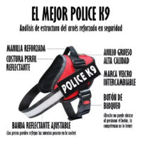 Arnes Police K9 Perros Pequeños Medianos Grandes Xs S M L Xl - Imagen 5