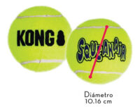 Juguete Para Perro Kong Pelota Tenis Extra Grande Color Amarillo - Imagen 3