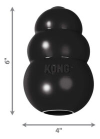 Juguete Para Perros Kong Extreme, Tamaño Gigante, Tamaño X X L, Color Negro - Imagen 6
