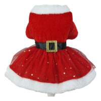 Vestido Navideño Santa Claus Para Mascota | Ropa Navidad