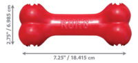 Kong Goodie Juguete Hueso Clásico Rellenable Perro Mediano Color Rojo - Imagen 7