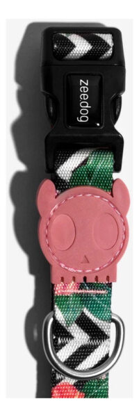 Collar Para Perro Mahalo Zeedog Talla S Color Rosa Chicle - Imagen 3