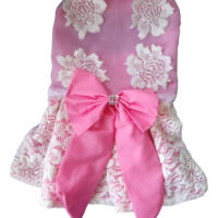 Vestido Encaje Rosado Para Perrita O Gatita San Valentin