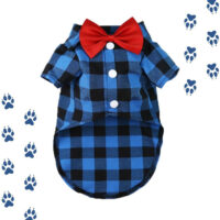 Ropa Para Perros O Gatos | Camisa A Cuadros Para Mascotas - Imagen 3