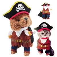 Disfraz Gato Perro Pirata Diferentes Tallas- Disfraz Mascota