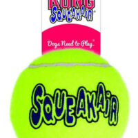Pelota Tenis Fieltro Squeakair Grande Perro Kong Color Amarillo