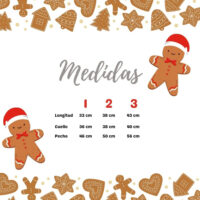 Traje De Navidad Para Mascotas | Galleta De Jengibre Omydog - Imagen 9